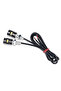 2Pcs Motorcycle Signal Lamp 12V LED License Plate Light Mini Turn Signal Eagle Eye Shape Tail Re... - 6