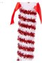 Christmas Ornament, Walking Stick, with Santa Claus Figure, Red-White - 13X35 cm - 3