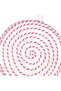 Christmas Ornament, Candy, Ribbon, Spiral String Detail, Red-White - 24X49 cm - 2