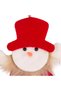 Christmas Ornament, Snowman, with Snowflake Figure, Red - 10X15 cm - 2