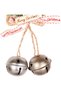 Christmas Ornament, Star, with Bells, Lame - 9X14 cm - 3
