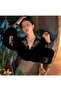 Women's Black Embroidered Shirt - 3
