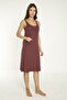Women's Velvet Dressing Gown Knitted Nightgown Set - 2