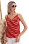 20333453 Kobe Polka Dot Patterned Rope Strap Blouse Tile - 6