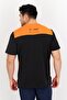 Men Sportswear  Short Sleeves Training T-Shirt,Orange - 4