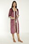 Women's Velvet Dressing Gown Knitted Nightgown Set