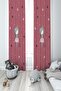 Children's Room Pink Drapery Curtain, 2 Panels MKT-042