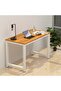 ZCD-25W Modern Study Desk, Modern Executive Desks for Home, Office - Light Walnut - 4