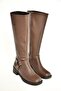 T 404550009   Brown Low Heeled Women's Boots - 4