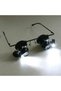 --Eyeglass Shaped 20X Magnifying Glasses Led Lighted Eyeglass Shaped Magnifying Glasses