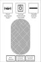 Digital Print Washable Non-Slip Sole Stain Resistant Oval Kitchen Rug Living Room Rug and Runner Rug - 2