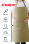 4 Simple Adjustable Strap Kitchen Aprons - 3