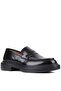 - Black Open Leather Laceless Men's Classic Shoes 250-2375 - 3