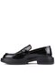 - Black Open Leather Laceless Men's Classic Shoes 250-2375 - 4