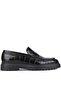 - Black Croco Leather Eva Sole Men's Classic Shoes 250-2371