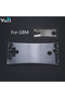 Yuxi Gameboy Micro Transparent Clear Front Cover Lid Gbm System Front Shell Case &... - 2