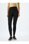 Sports Leggings High Waist Slogan Printed Slim Fit Interlock - 3