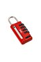 Combination Padlock 4 Step Encryption (WITH INFORMATION WINDOW) - Red - 2