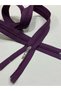 Purple Ferace Dress Coat - 110 cm Eggplant Zipper - 3