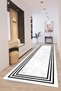 Machine washable non-slip base stain-resistant modern cutting runner kitchen runner carpet runner