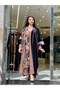 Winter Velvet Abaya Black Color Turkey Muslim Dress Kaftan Islam Large Size Ferace, Bisht - 4