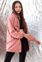 Girl's Parachute Cardigan - Pink, Hooded and Zippered 18497 - 2