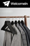 24 Pcs Non-Slip Shoulder and Clothes Set - Wooden Look, Plastic Shirt, Jacket and Pants - 2