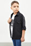 Black Shark Printed Jean Shirt T-Shirt Boys 2 Piece Set 17657