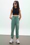 Green Colorfull Printed Girl's Sweatpants with Elastic Waist 17729 - 3