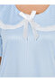Lace Trim Bow Detail Collared Nightdress - 3