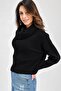 Women's Degaje Turtleneck Short Thessaloniki Knitwear Sweater 20W106 - 4