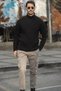 Men's Turtleneck Thessaloniki Knitted Sports Knitwear Sweater 21w318 - 4