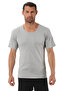 Özkan 0115 Men's 100% Cotton Rib Fabric Flexible Comfortable Wide Collar Short Sleeve Undershirt Undershirt