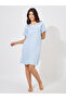 Lace Trim Bow Detail Collared Nightdress - 2