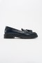 Milina Laci Patent Leather Tasseled Genuine Leather Women's Loafer Shoes - 4