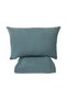 Indigo Blue Single Knitted Patterned Pique Set - 4