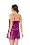 Purple Satin Nightgown - M-265 - 6