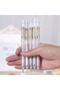 5pcs/set mechanical pencil white simple automatic pencil 0.5/0.7mm for students school supplies... - 8
