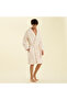 Solid Bamboo Unisex Bathrobe Powder - 3