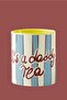 كوب "DADDY'S TEA" من سلسلة هيلو ميلودي - تصميم أصلي بطباعة رقمية مقاس 9.5×8 سم