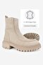 WOMEN'S BEIGE SUEDE GENUINE NATURAL LEATHER NUMBER 36-41 BOOTS & BOOTIES - 3