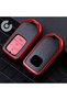 Honda Compatible Civic, Fc5, Hr-V, Cr-V, City Leather Look Tpu Key Case Cover (Red)