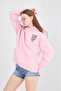 Unisex Oversize Sweatshirt Hoodie Normal People Scare Printed Pink – Hooded, Kangaroo Pocket