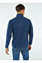 Light Navy Blue Men's Fleece Sweatshirt Hh 12001 - 3