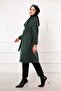 Herringbone Patterned Coat - 4
