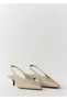 Kitten Heel Leather Shoes