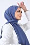 شال بريسا فوال - نيلي غامق - 2