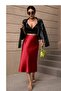 Black Satin Skirt - 2