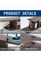 Floating TV Cabinet Stand Wall Mounted Media Console Shelf - Brown - 5