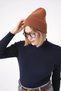 Women's Thessaloniki Knitted Beret Brown 25W5004 - 4